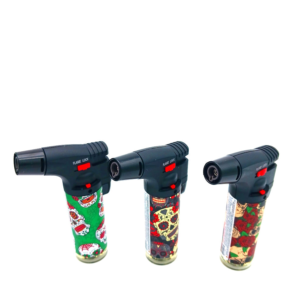 SK101SS Sky Sugar Skull Side Torch 15 Ct Display
