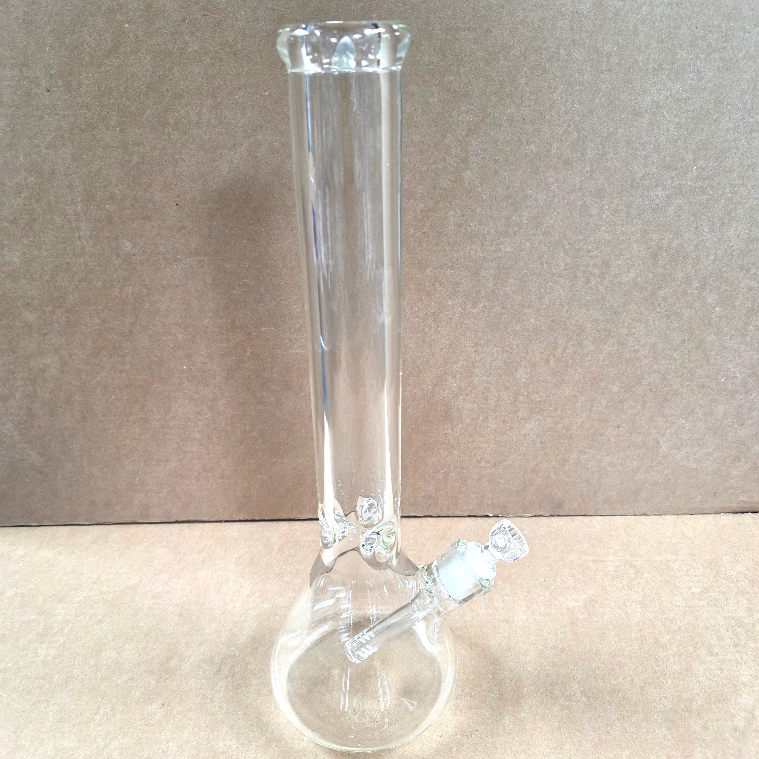 18'' 9 MM Clear Beaker Water Pipe G-G