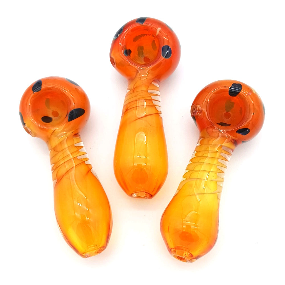 4" Gold Fumed Heavy Duty Glass Hand Pipe