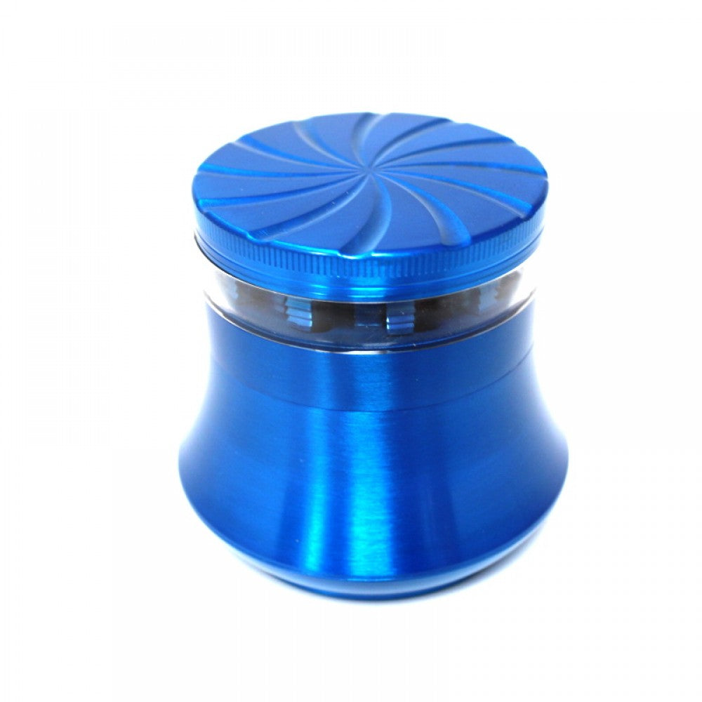 4 Part Assorted Color Heavy Zinc With Big Base Grinder 63 MM