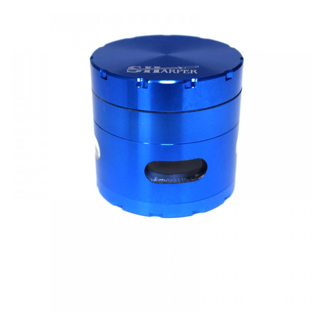 4 Part Window Design Aluminum Assorted Color Grinder 63 MM