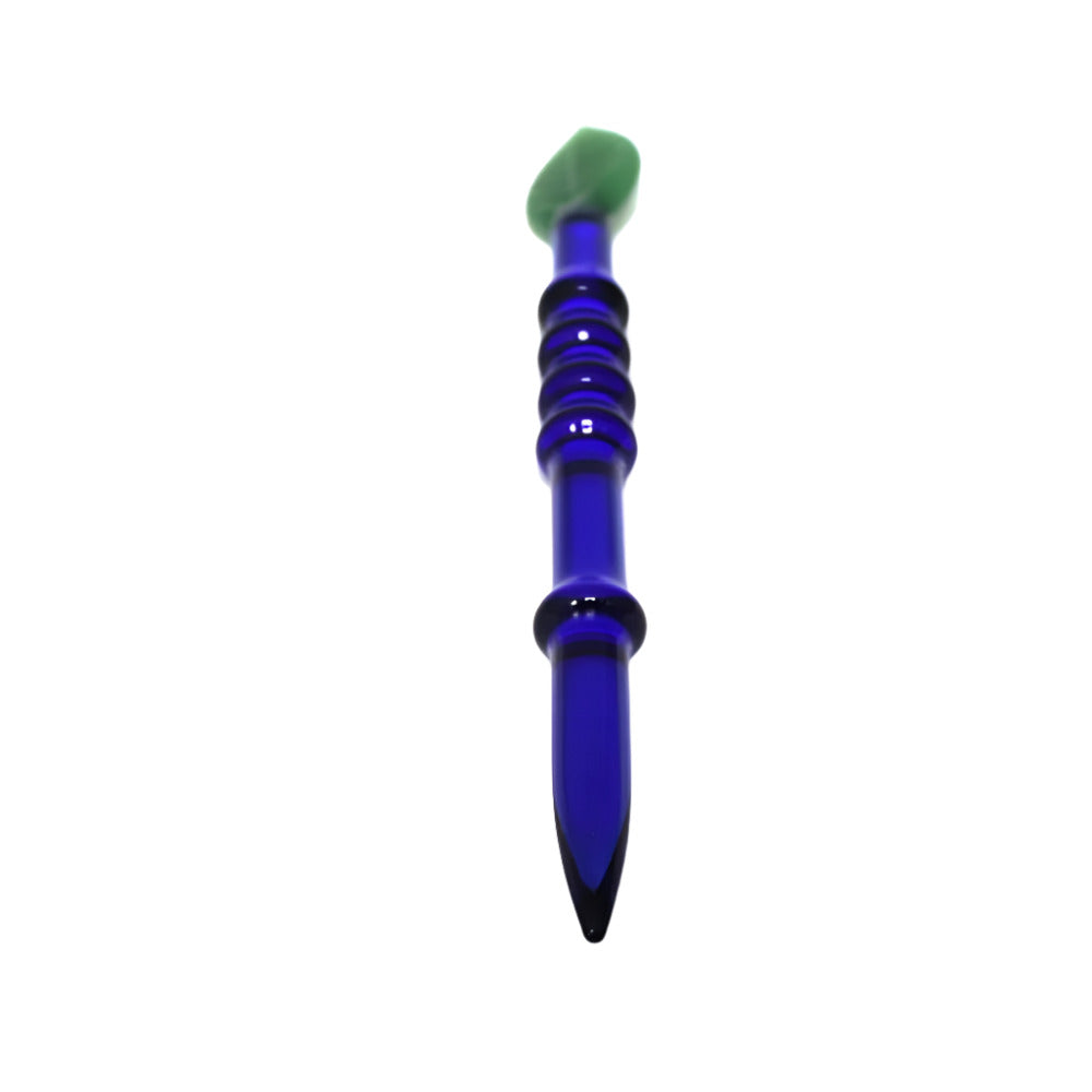 5'' Leaf Design Glass Dab Tool