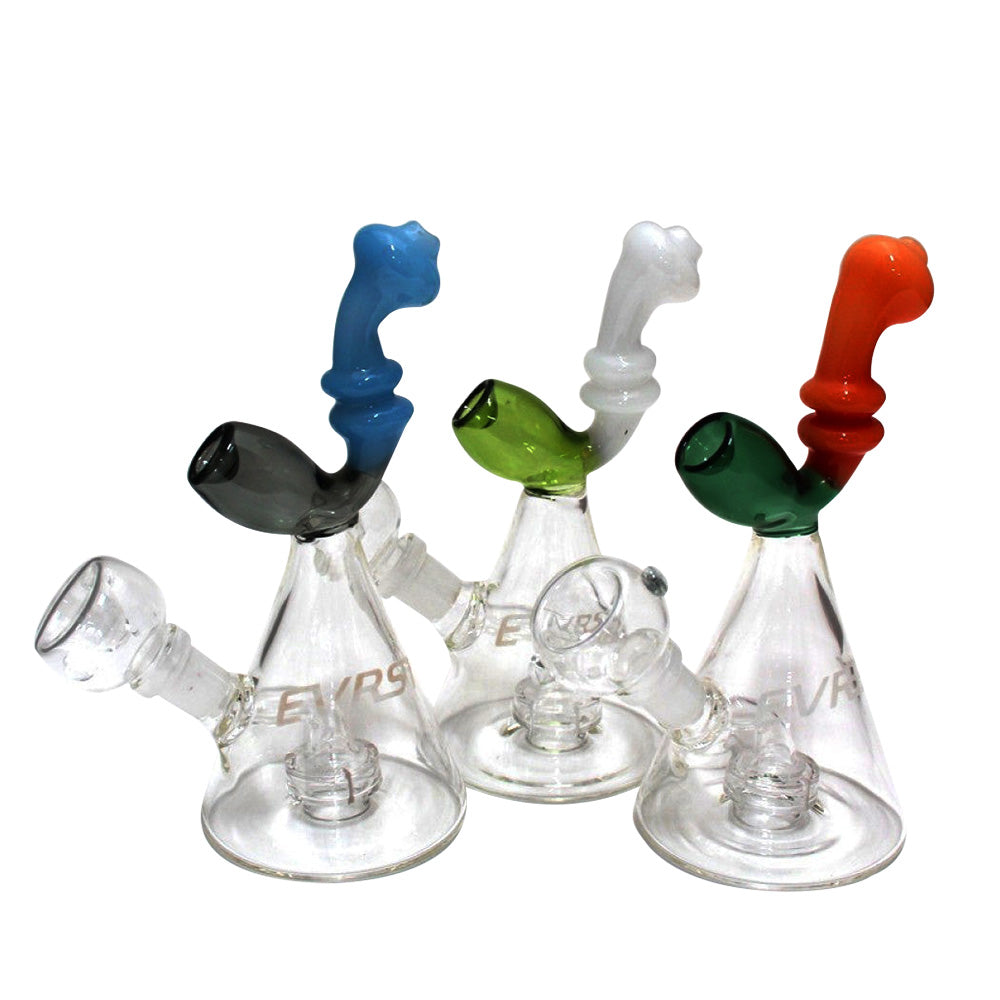 7-inch EVRST New Design Dab Rig Water Pipe featuring durable glass construction, modern styling, water filtration, stable base, and compact design.