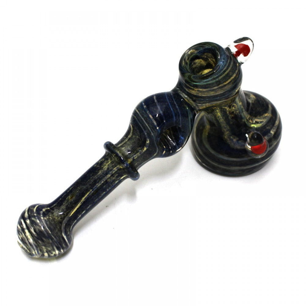 8-inch blue art heavy-duty glass hammer featuring a large-size design, vibrant blue detailing, and a distinctive hammer-shaped profile.