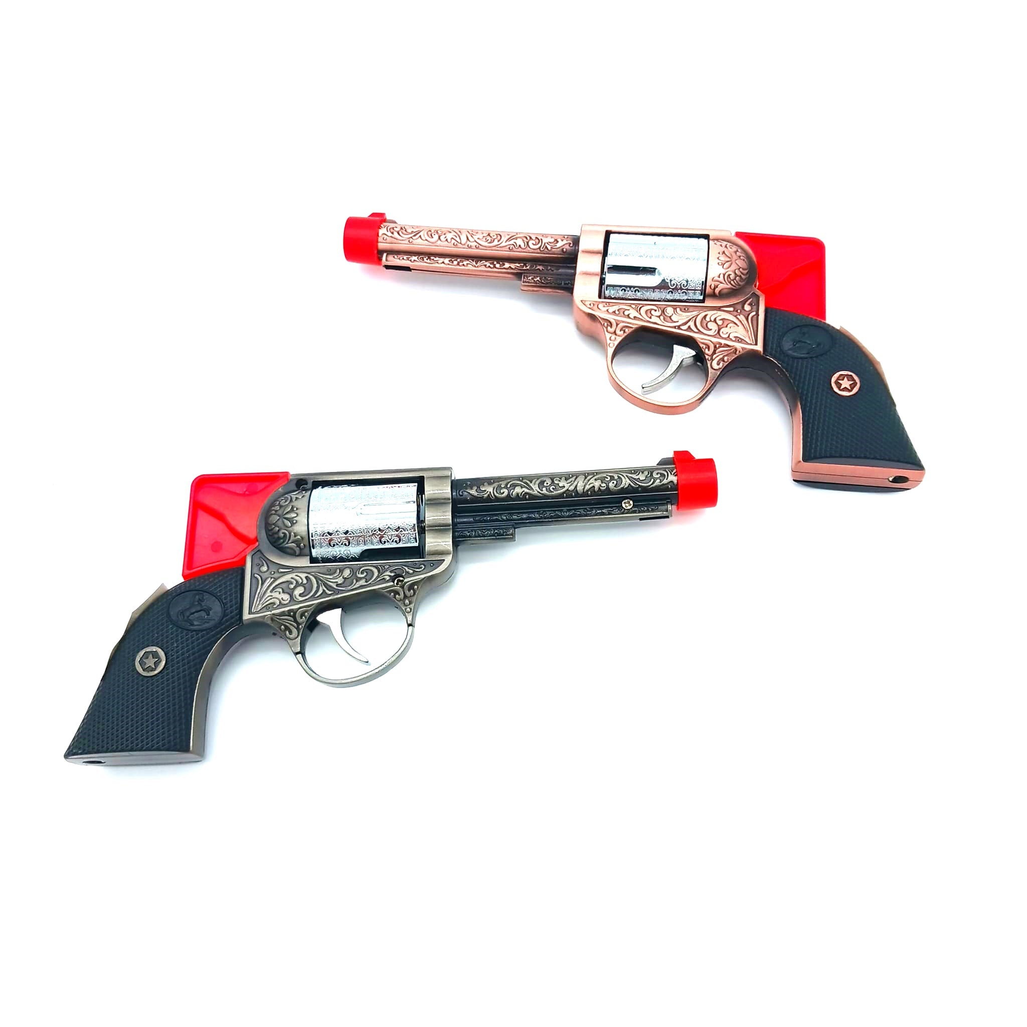 GH-9561 CLICKIT SINGLE TORCH REVOLVER TORCH LIGHTER 12PCSBOX