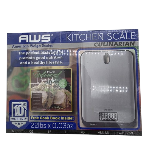 CULINARIAN AWS KITCHEN SCALE 22LBS X 0.03 OZ