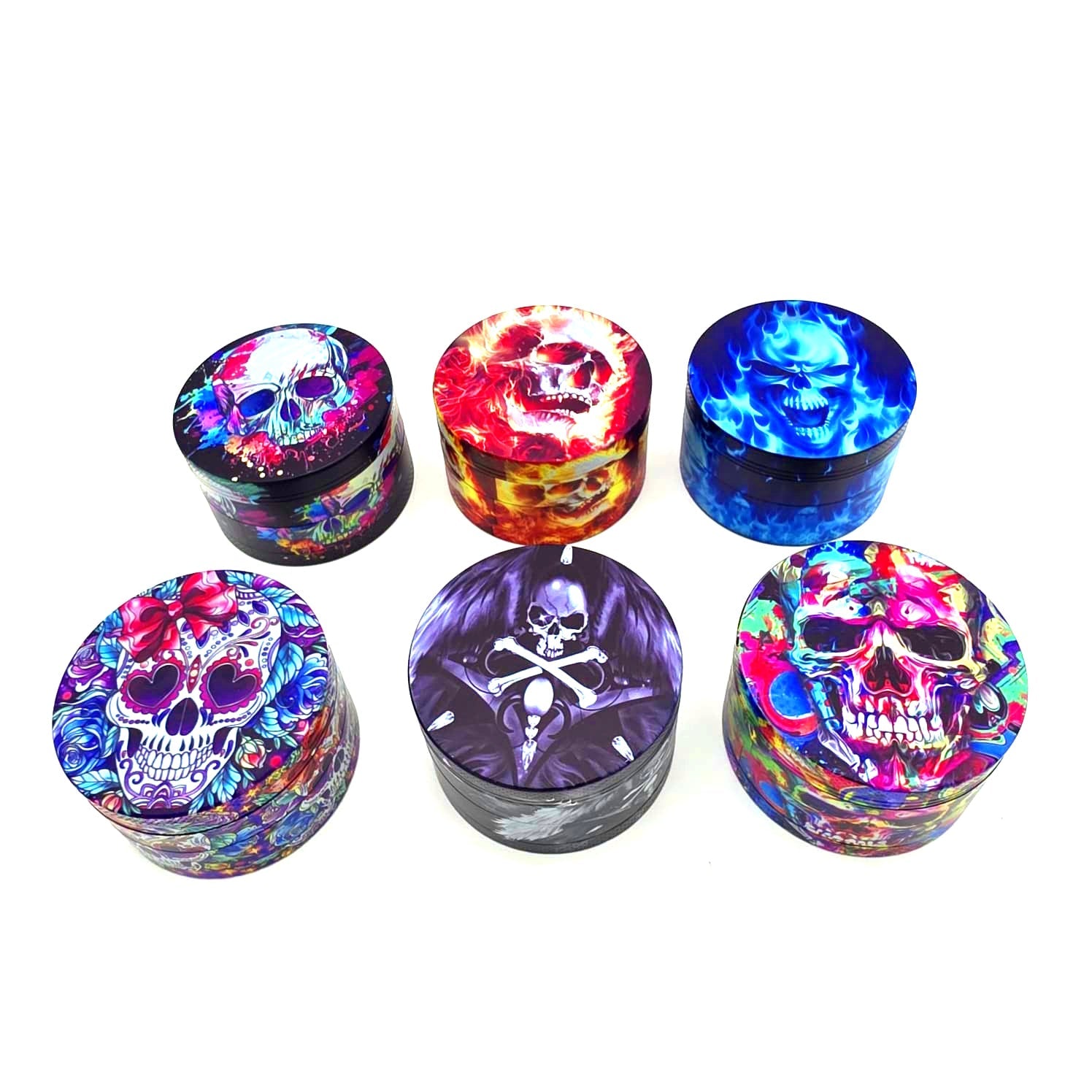 4 Part Decal Design Grinder 63 MM