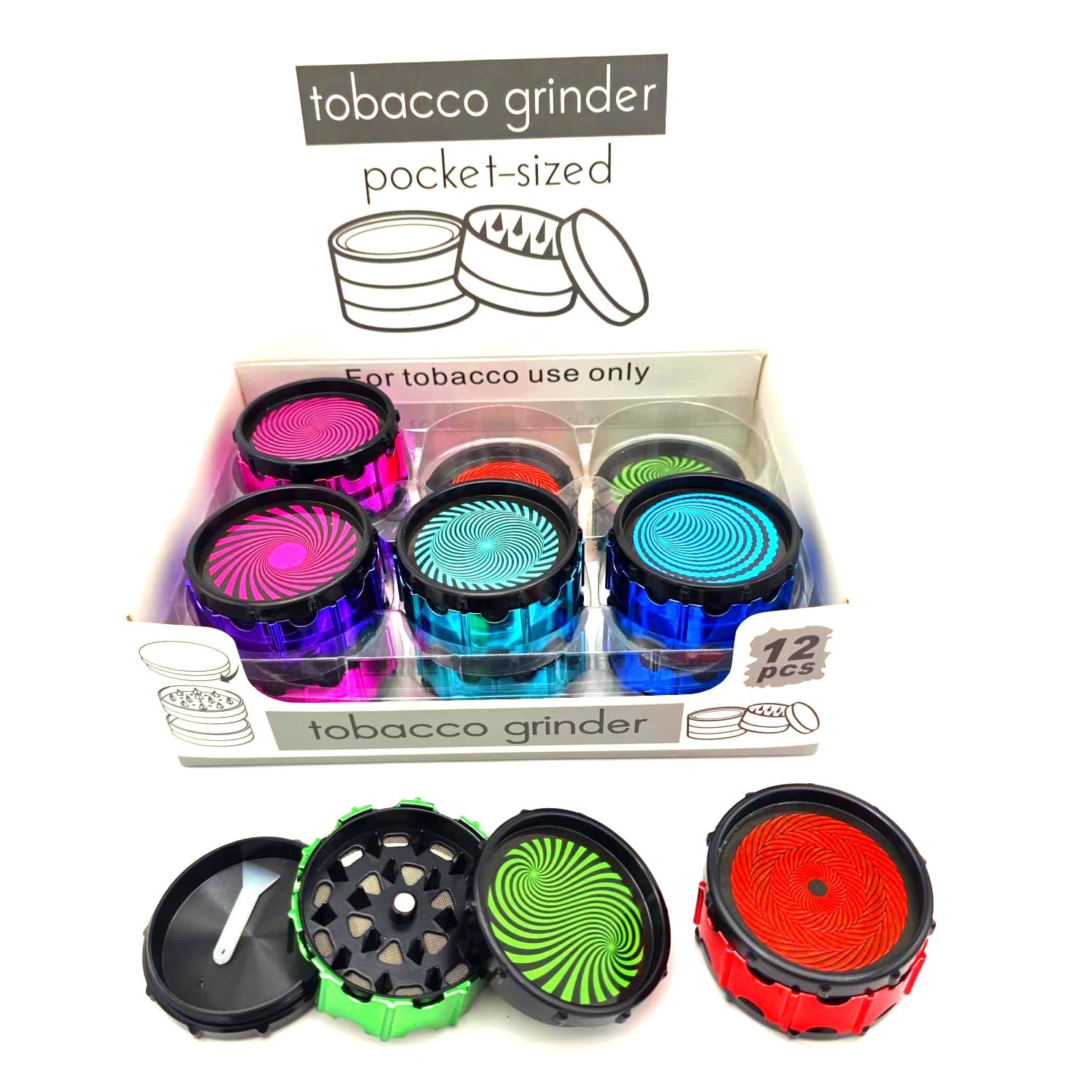 DK5213A-3 PART CIRCLE ART COLOR GRINDER 53 MM 12 PCS PER PACK