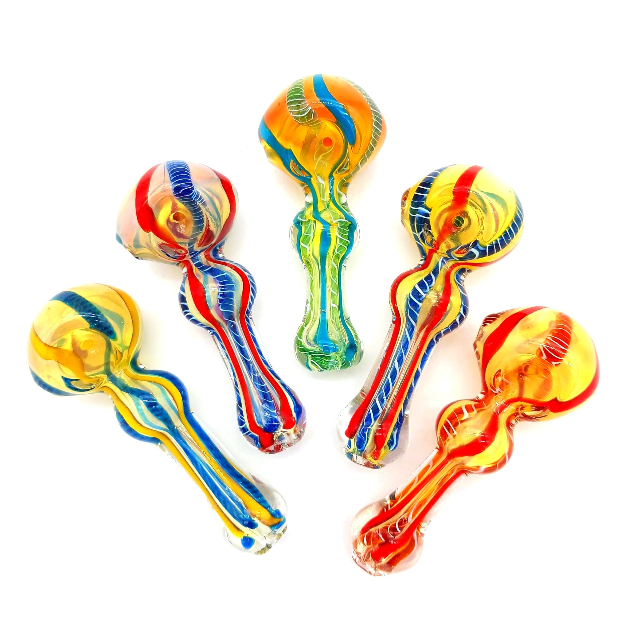 3.5'' Skinny Design Heavy Duty Glass Hand Pipe