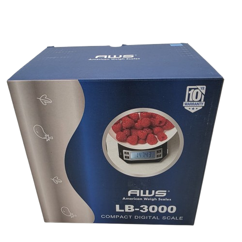 LB-3000 AWS COMPACT DIGITAL SCALE 3000G BOWL SCALE