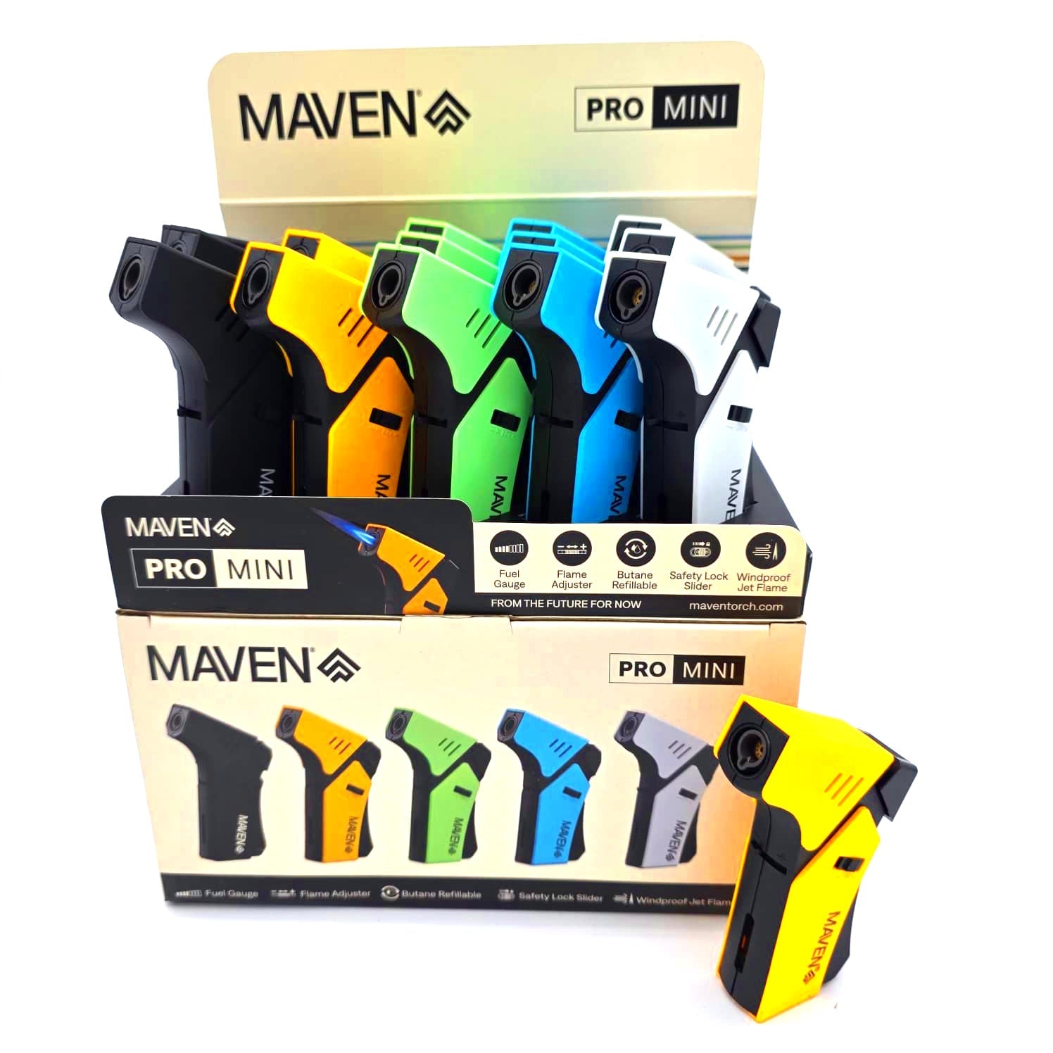 ITEM # 98-1171 Maven Pro Mini Torch 15 Pcs Per Pack
