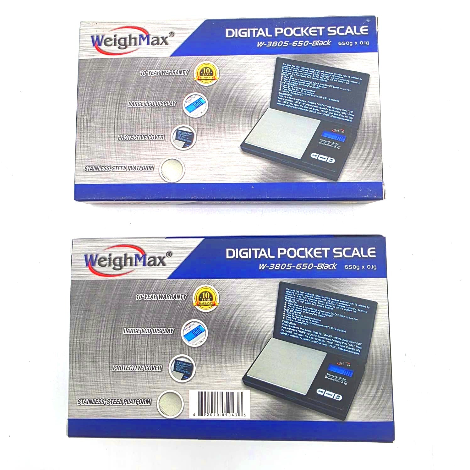 Weight max pocket scale
