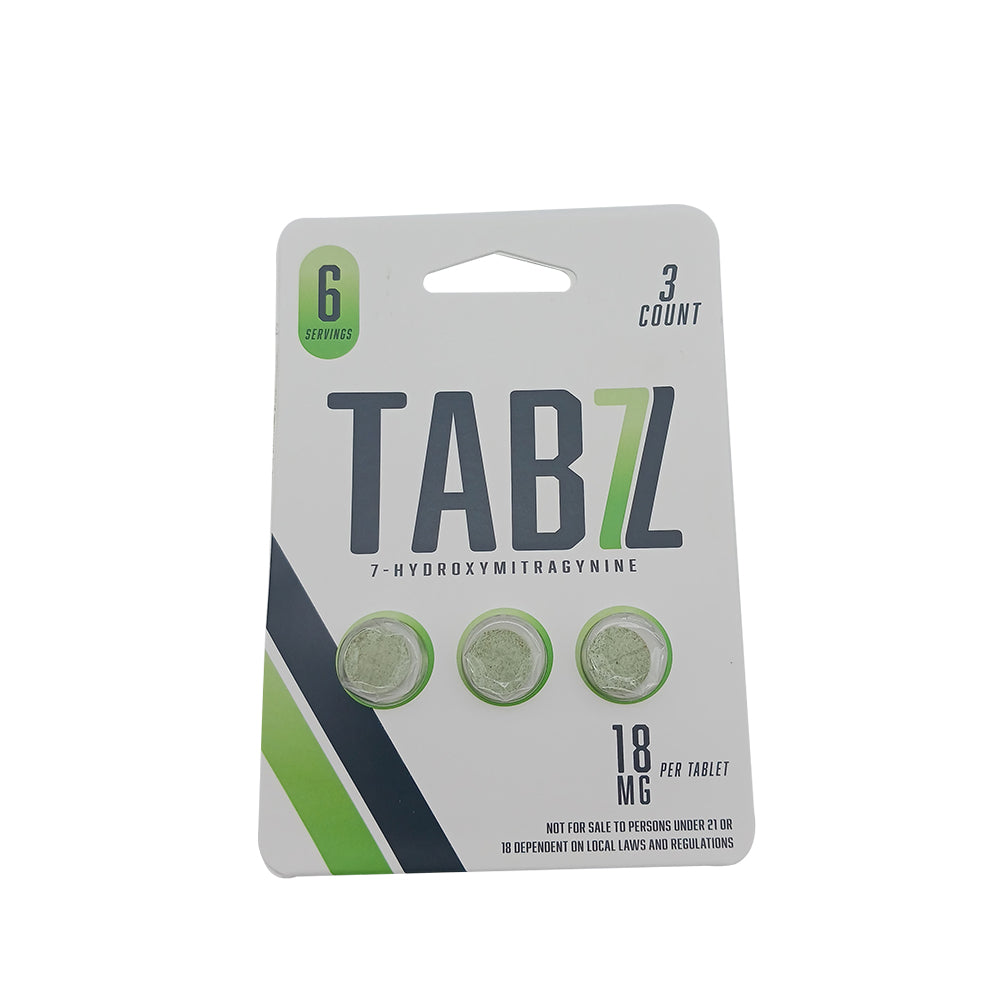 Tabz Kratom 7-hydroxymitragynine Extract Tablets 3ct 18mg