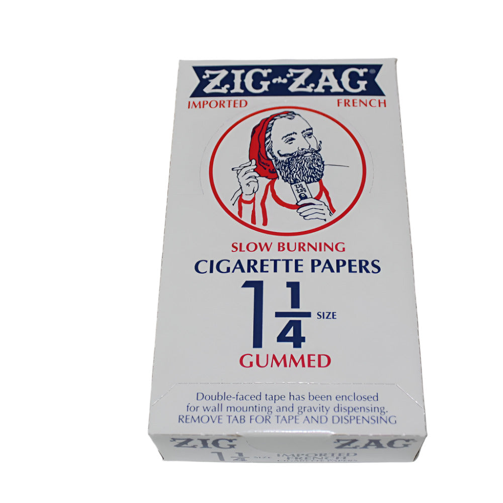 Zig Zag orange cigarette rolling papers 1 1/4 size, 24-pack