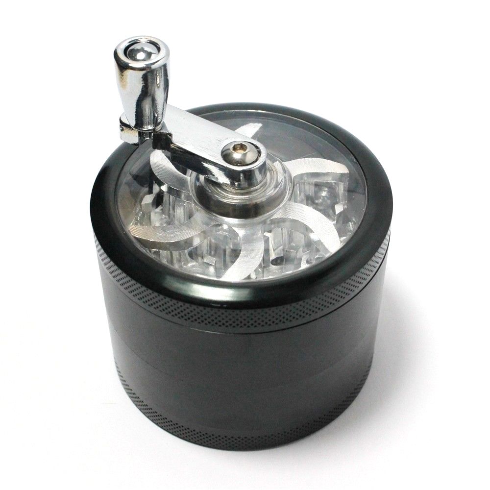 4 Part Handled Solid Color Grinder 63 mm Size