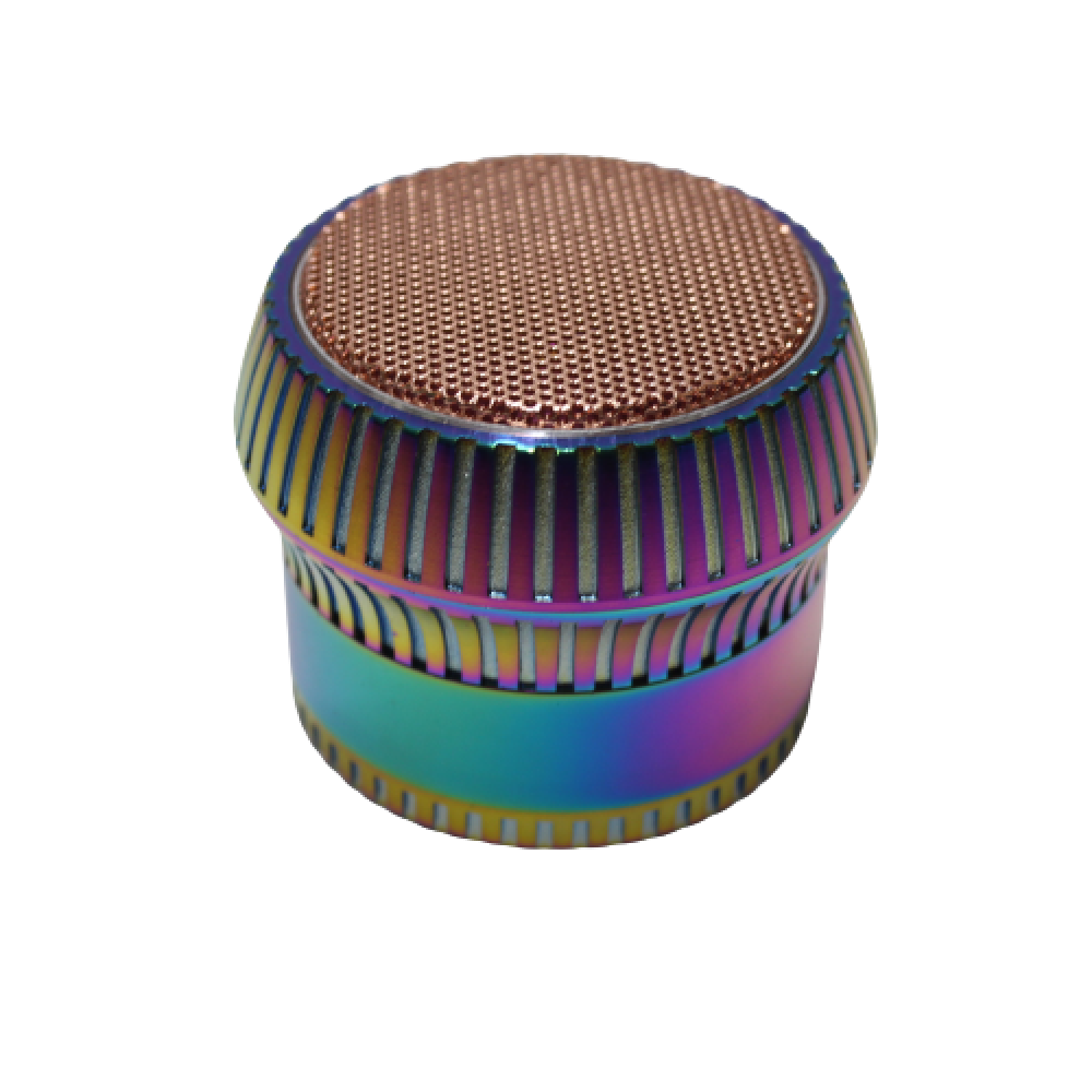 4 Part Rainbow Color Heavy New Top Design Art Grinder 63 MM