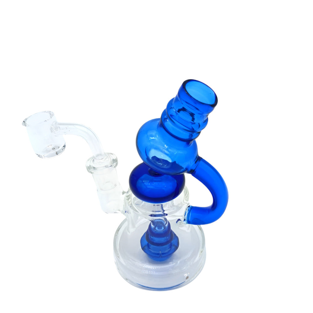 5.5 Fancy Design Dab Rig Water With 14 MM Male Handle Bowl