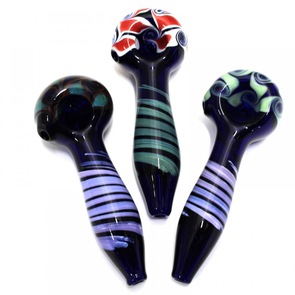 5'' USA Color New Heavy Duty Glass Hand pipe