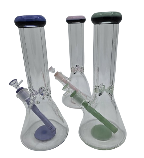 12" 9MM Beaker Mouth US Colour Water Pipe