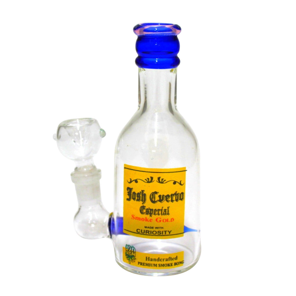 6" Bottle Dab Rig Water Pipe With 14mm Male Banger