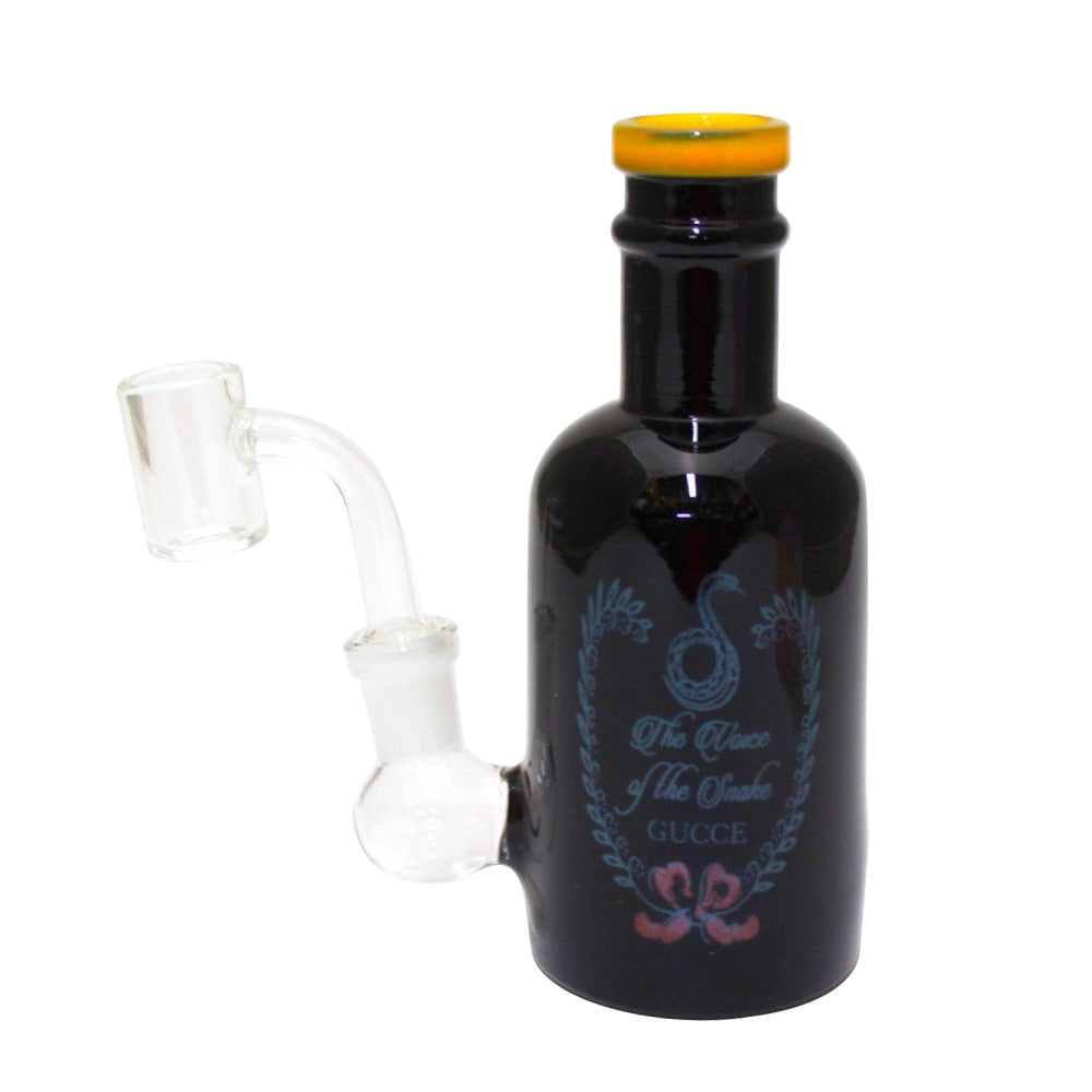 6" Bottle Dab Rig Water Pipe With 14mm Male Banger