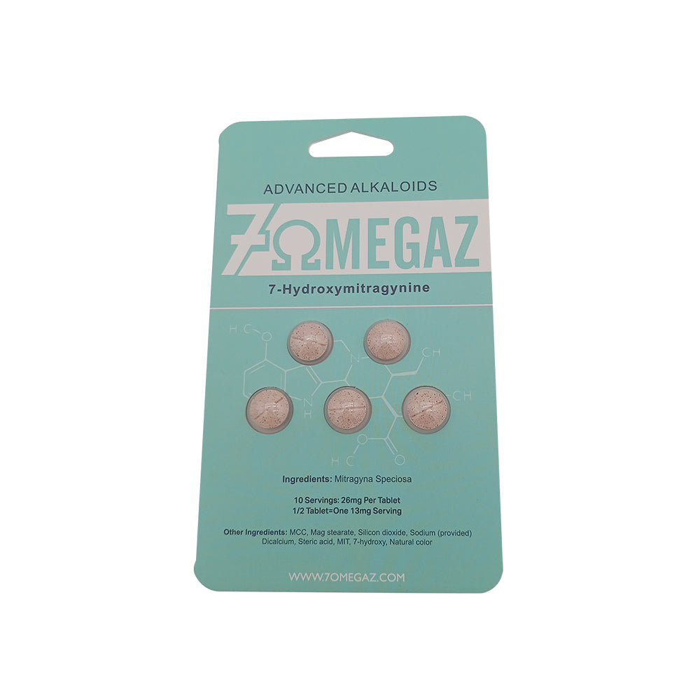 7OHMZ Kratom 7-hydroxymitragynine Extract 5 Count Tablets 14mg