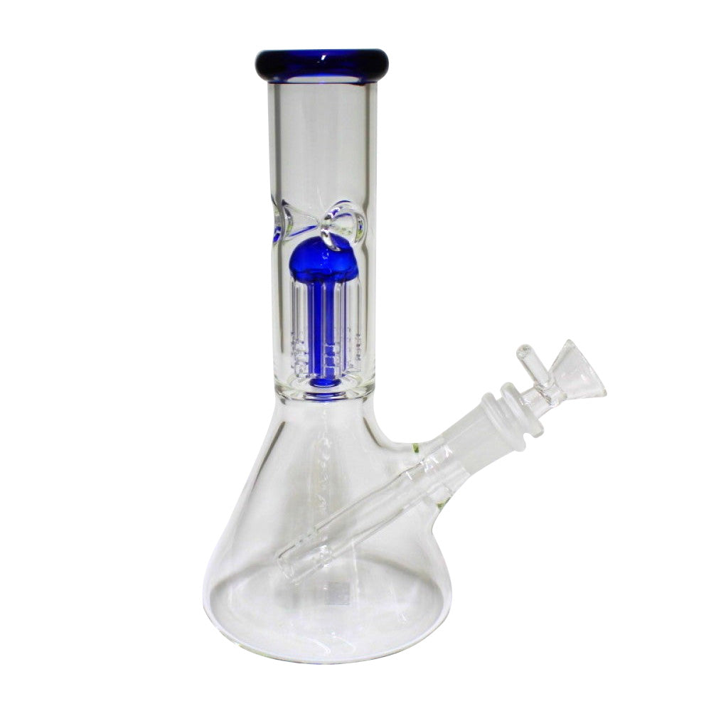 8.5'' Beaker with Tree Percolator Tube Color Water Pipe G-G