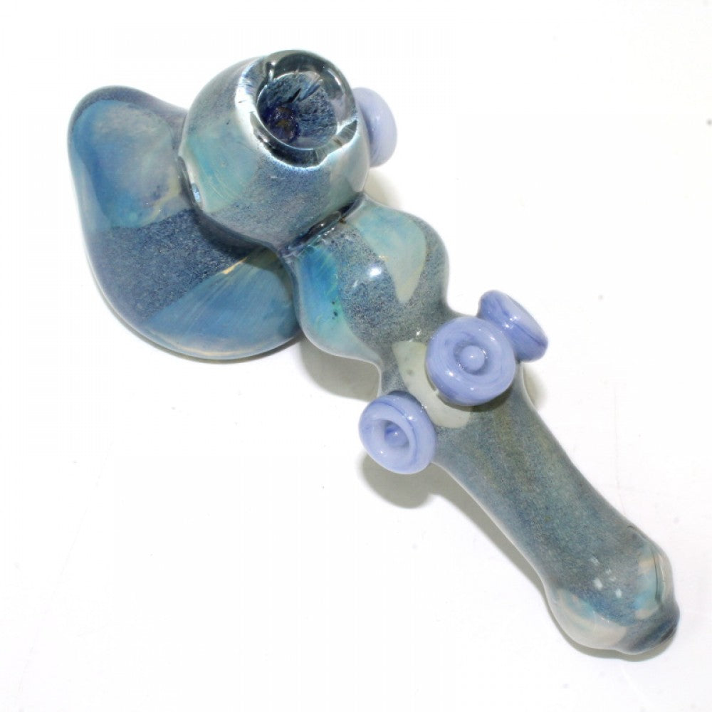8.5'' Unique Design Blue Doted Color Extra Heavy Duty Glass Hammer Large Size