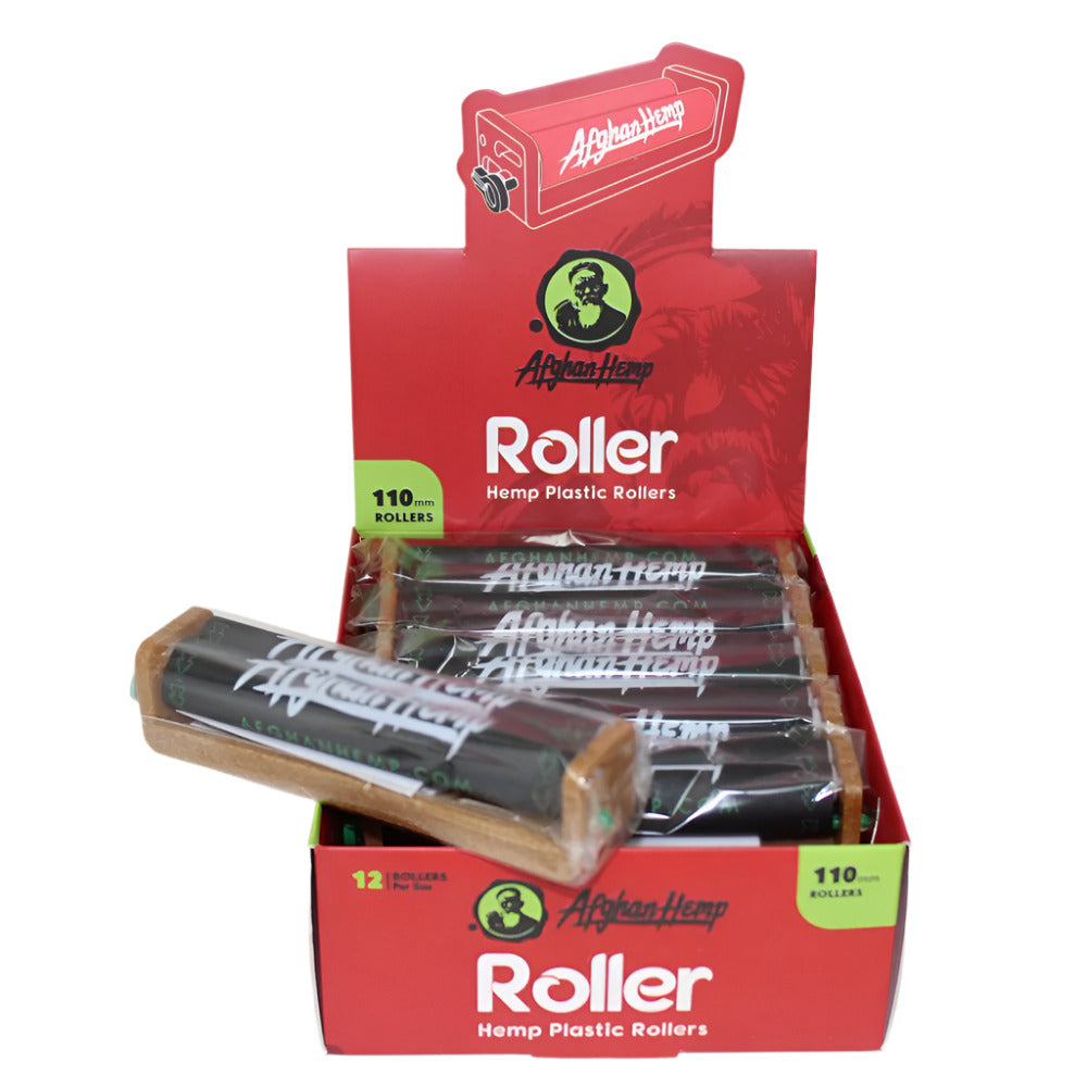 Afghan Hemp 110MM Rolling Machine – 12 Rollers Per Pack