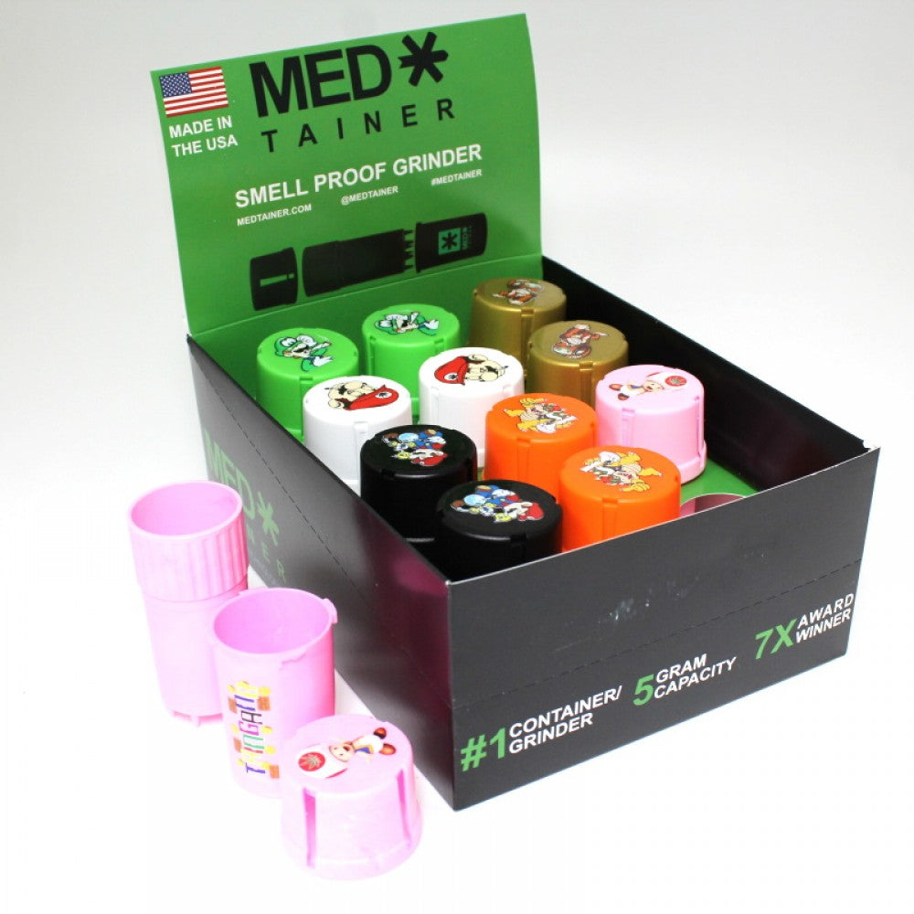 Med Tainer Small Proof Grinder 12 Pcs Per Pack