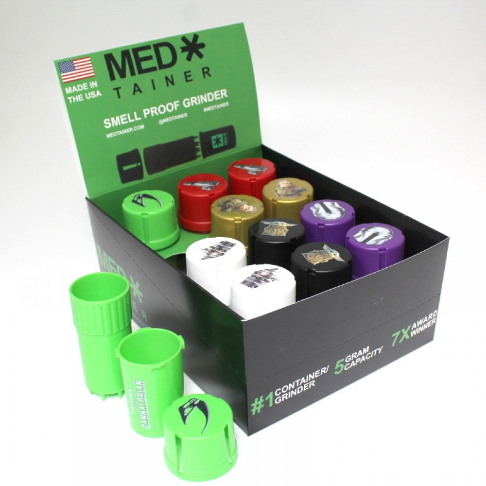 Med Tainer Small Proof Grinder 12 Pcs Per Pack