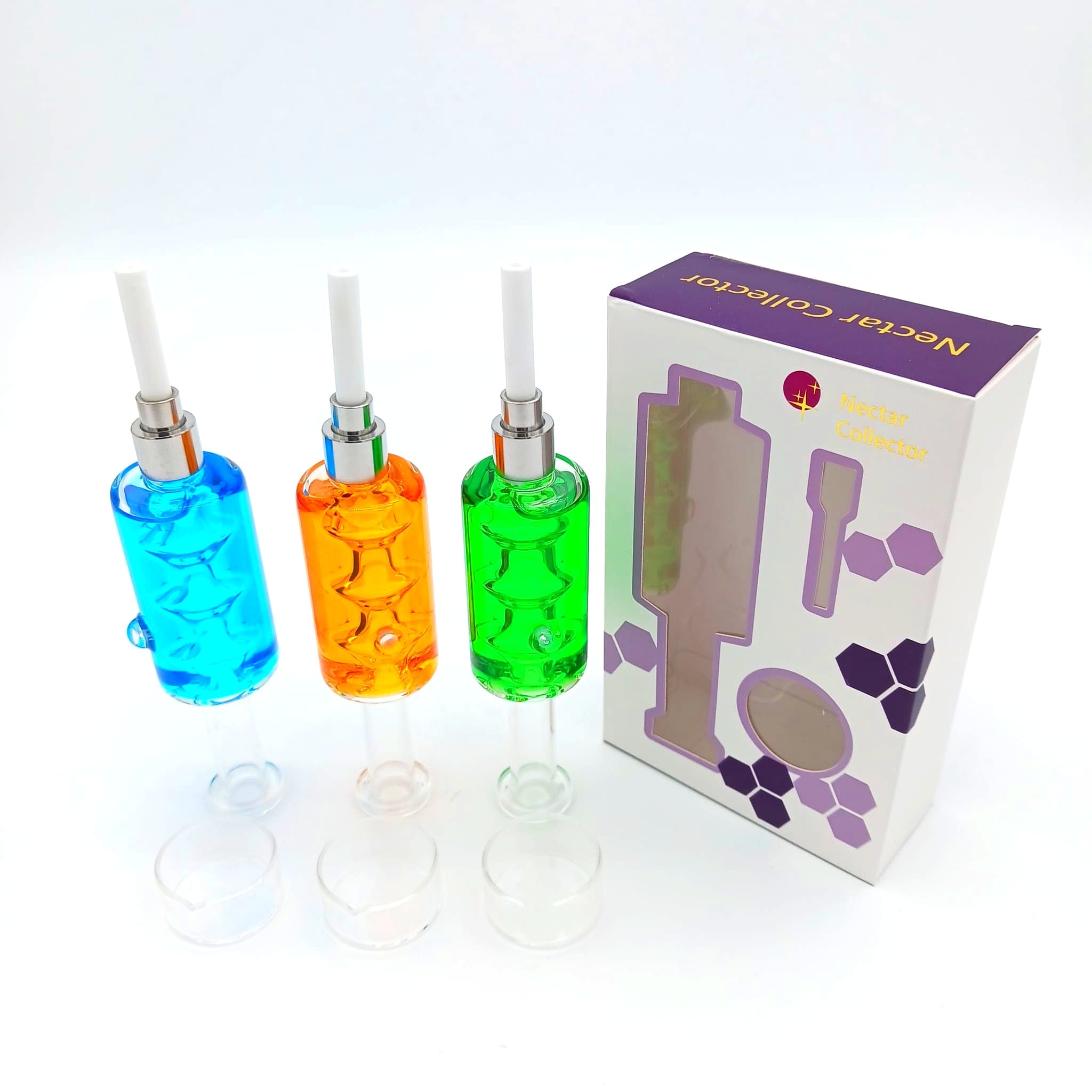 6'' Liquid Filled Straw NC Kit With Screw Ceramic Nails