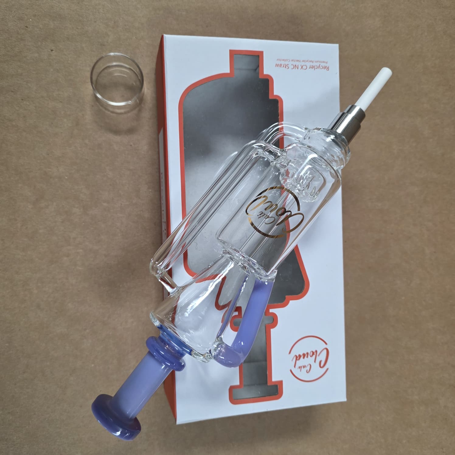 9" Cali Cloudx Recycler Cx Straw Kit
