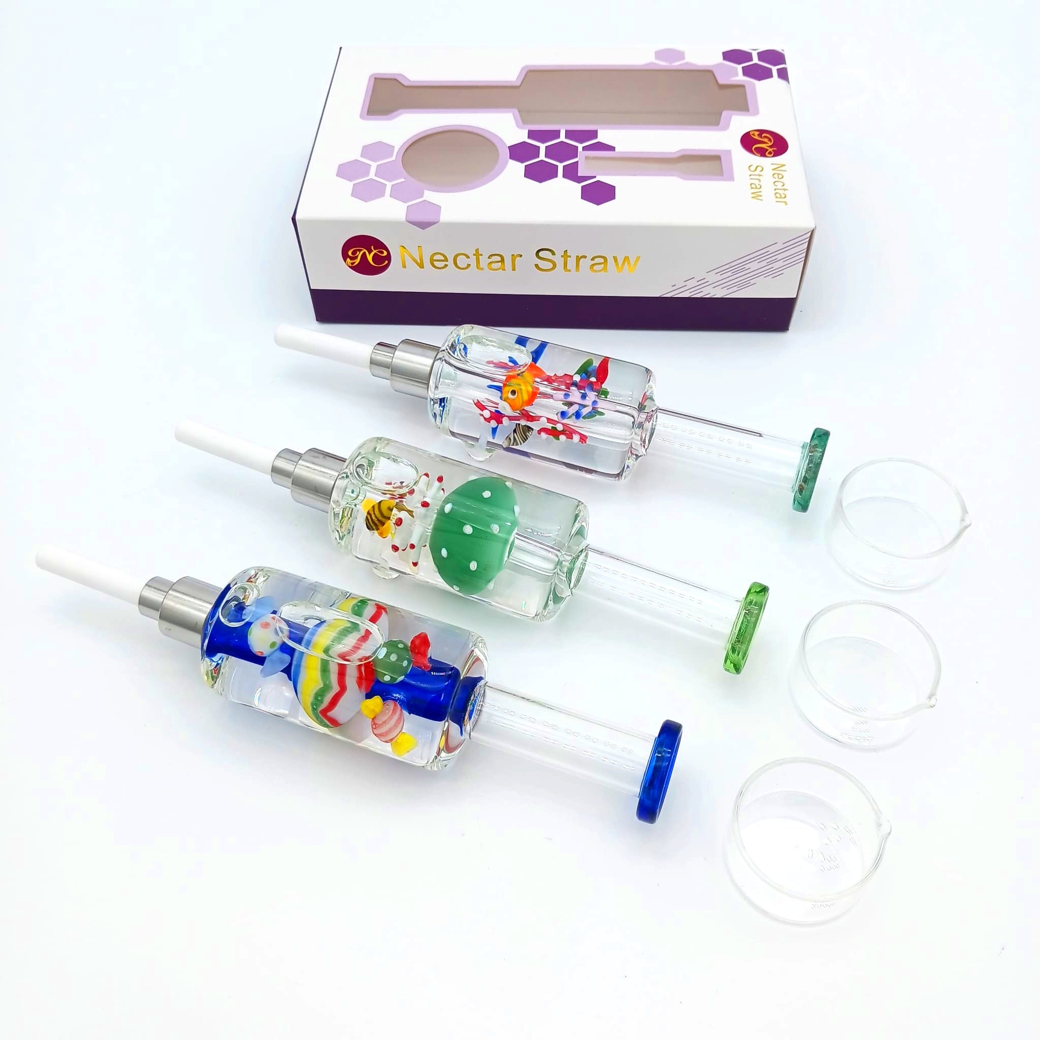 6'' Liquid filled Inner Decorated NC KIt With Screw Nails