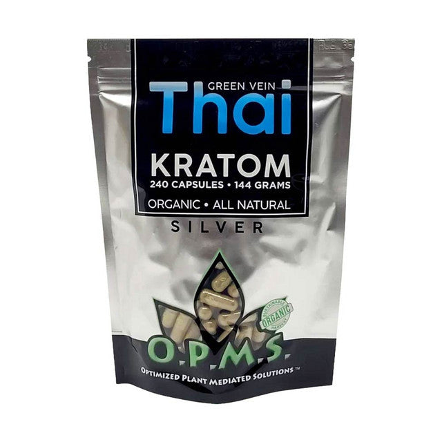 O.P.M.S Kratom Silver 240 Capsules
