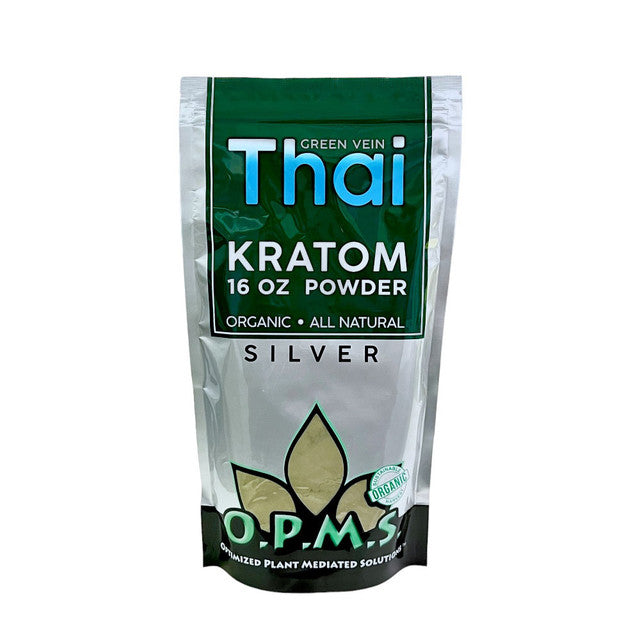 O.P.M.S Kratom Silver Powder 16 OZ