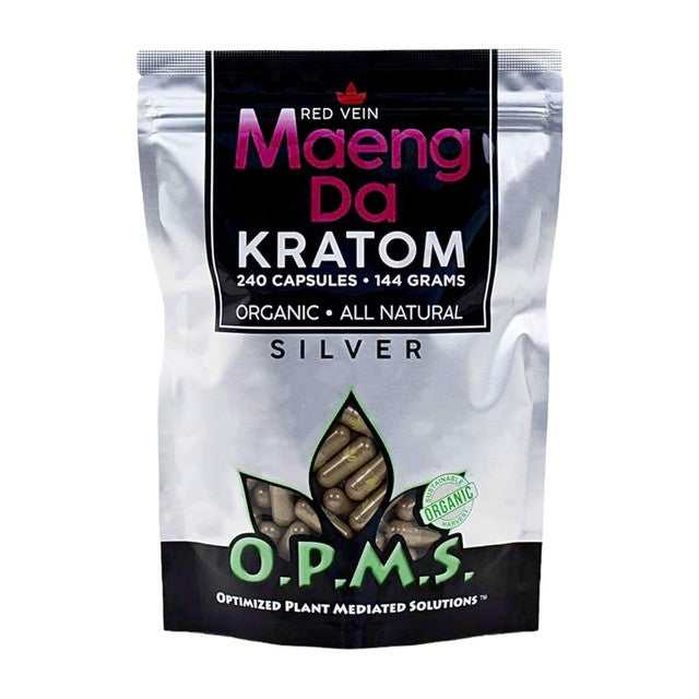 O.P.M.S Kratom Silver 240 Capsules