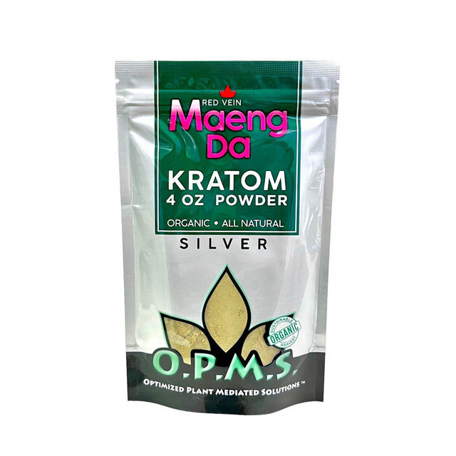 O.P.M.S Kratom Silver Powder 4 OZ