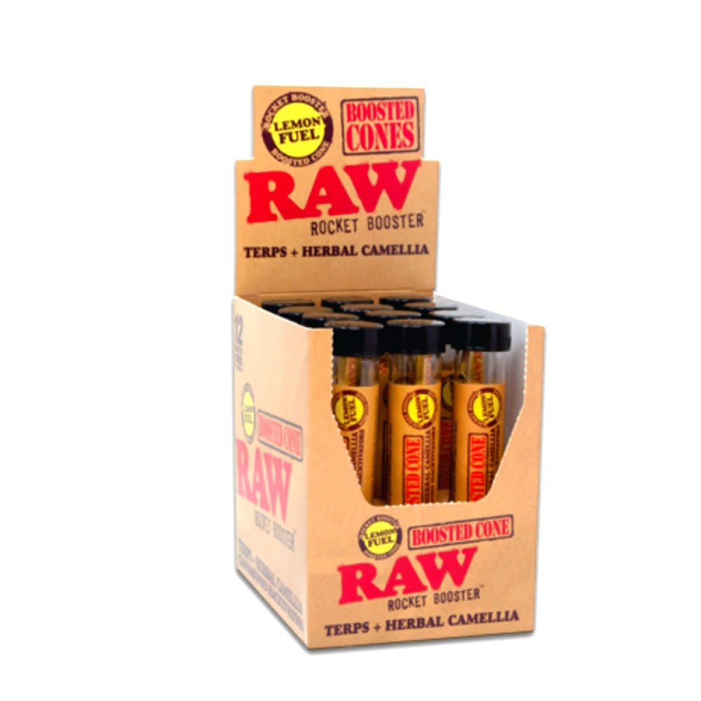 Raw Rocket Booster Cones 12 Boosted Cones Per Display