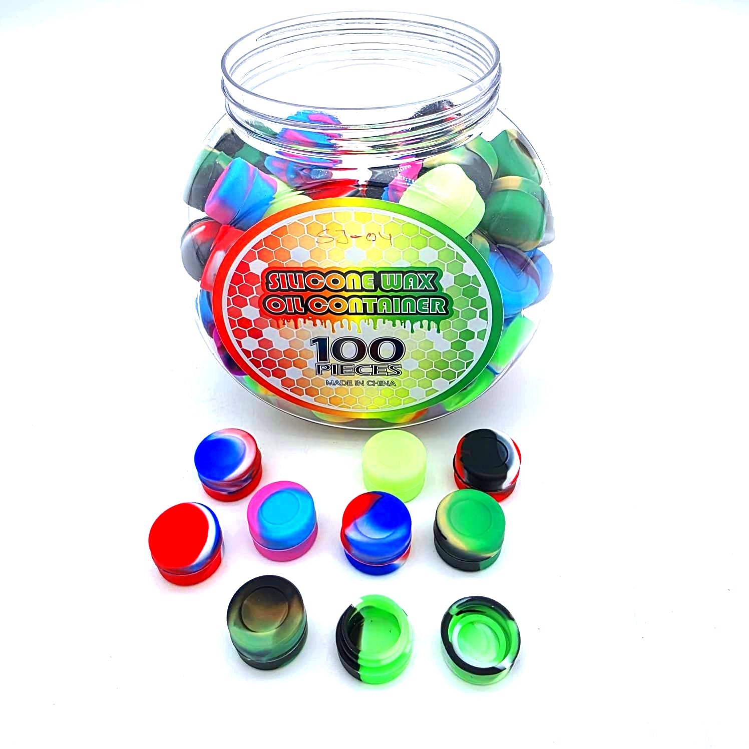3ml Silicon Round Container 100Pcs In Jar