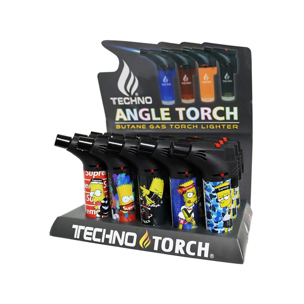Techno Angel Torch Lighter /15Ct Per Display