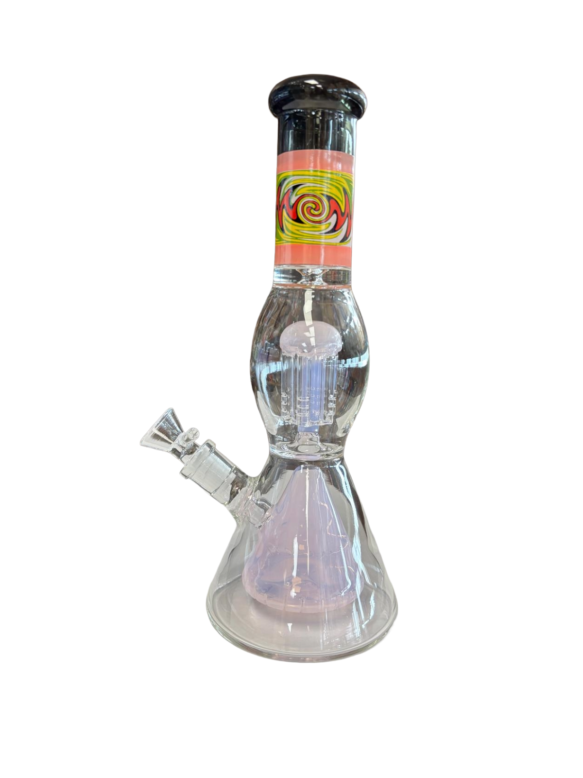 10'' Beaker Tree Percolator Art Color Water Pipe G-G