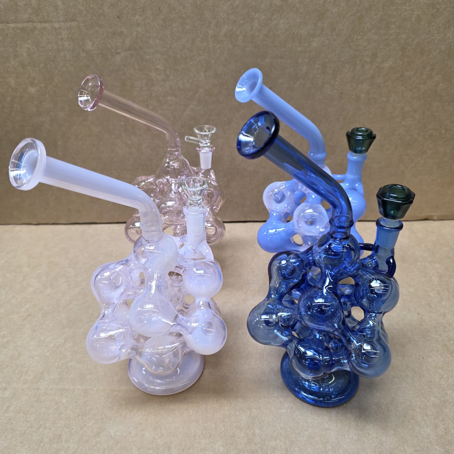 Crazy bubble design water pipe