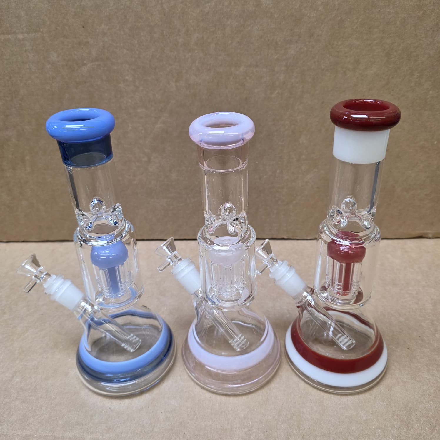 Beaker base with tree percolator water pipe