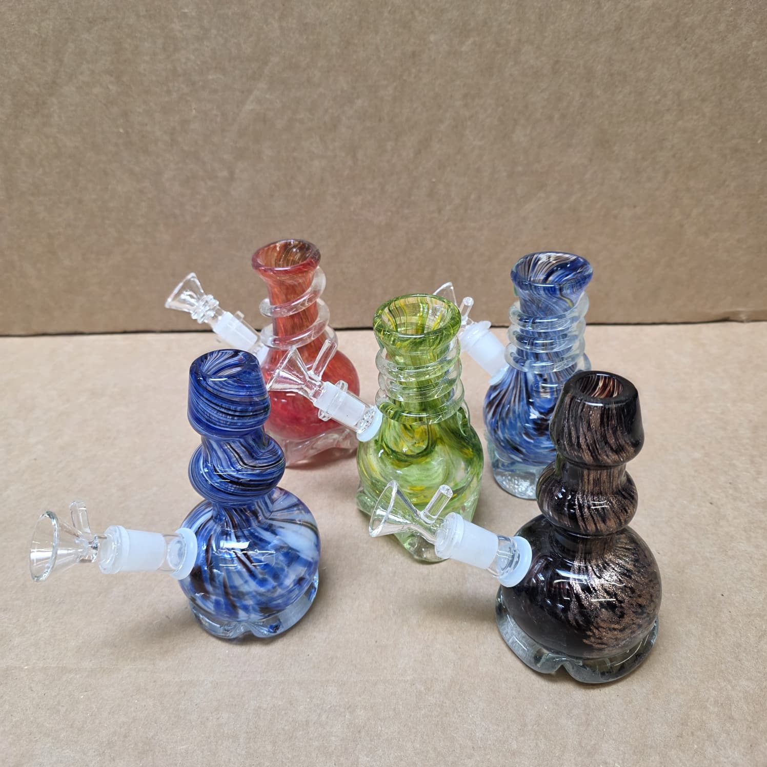Soft glass water pipe