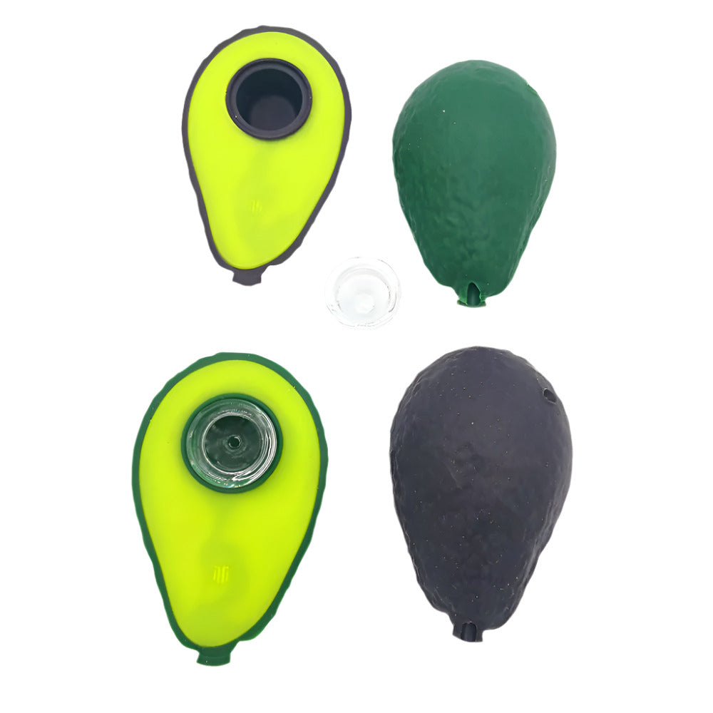 3.5" Avocado Shape Silicon Hand Pipe