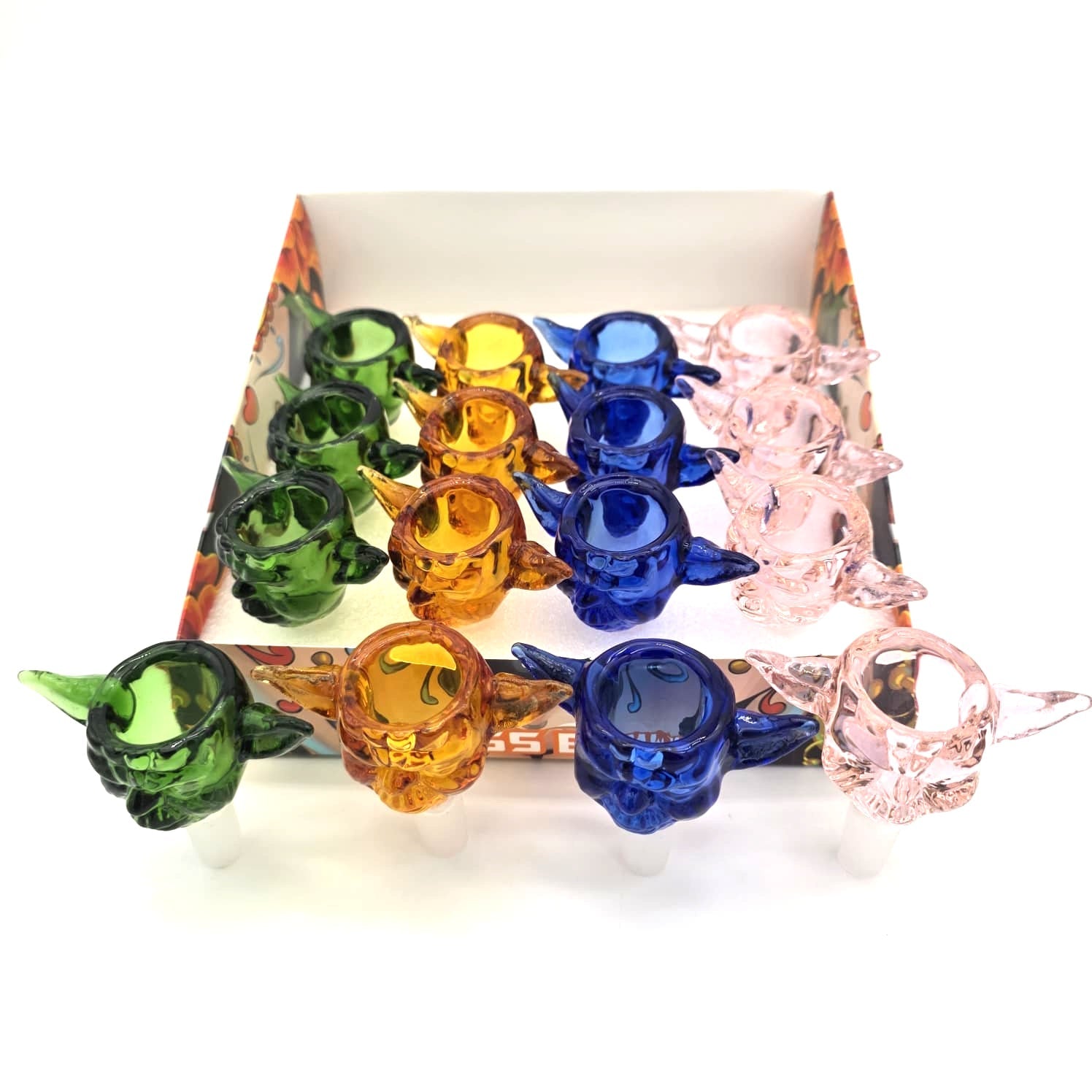 14mm owl sssorted colors