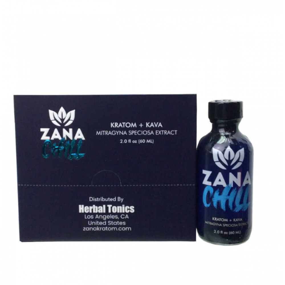 Zana Chill Kratom + Kava Extract 12 ct/Display