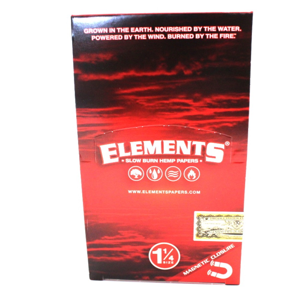 1¼ Slow Burn Hemp Rolling Papers featuring lightweight hemp-based paper, slow-burning design, convenient booklet packaging, and 25 papers per pack.