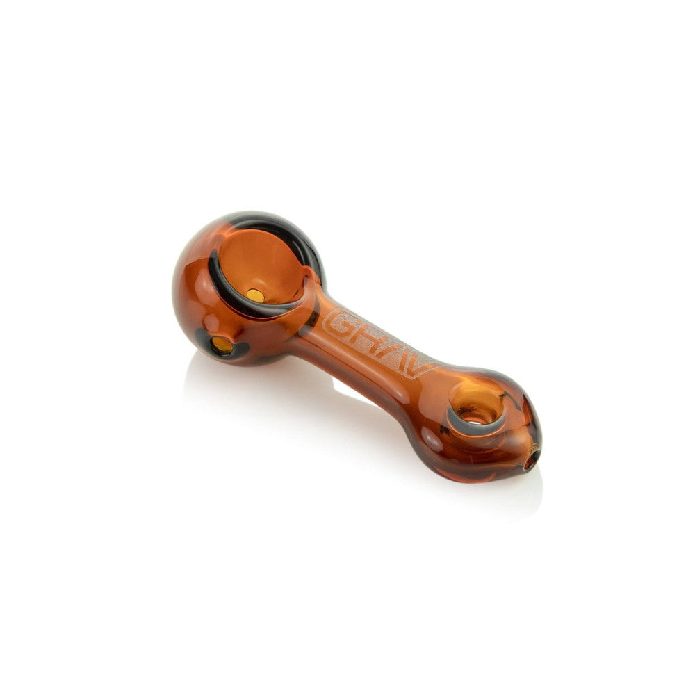 GRAV Mini Spoon compact glass hand pipe with a simple spoon-style design